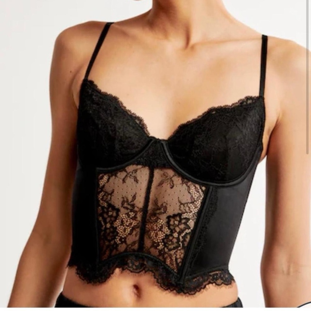 A&F lace corset